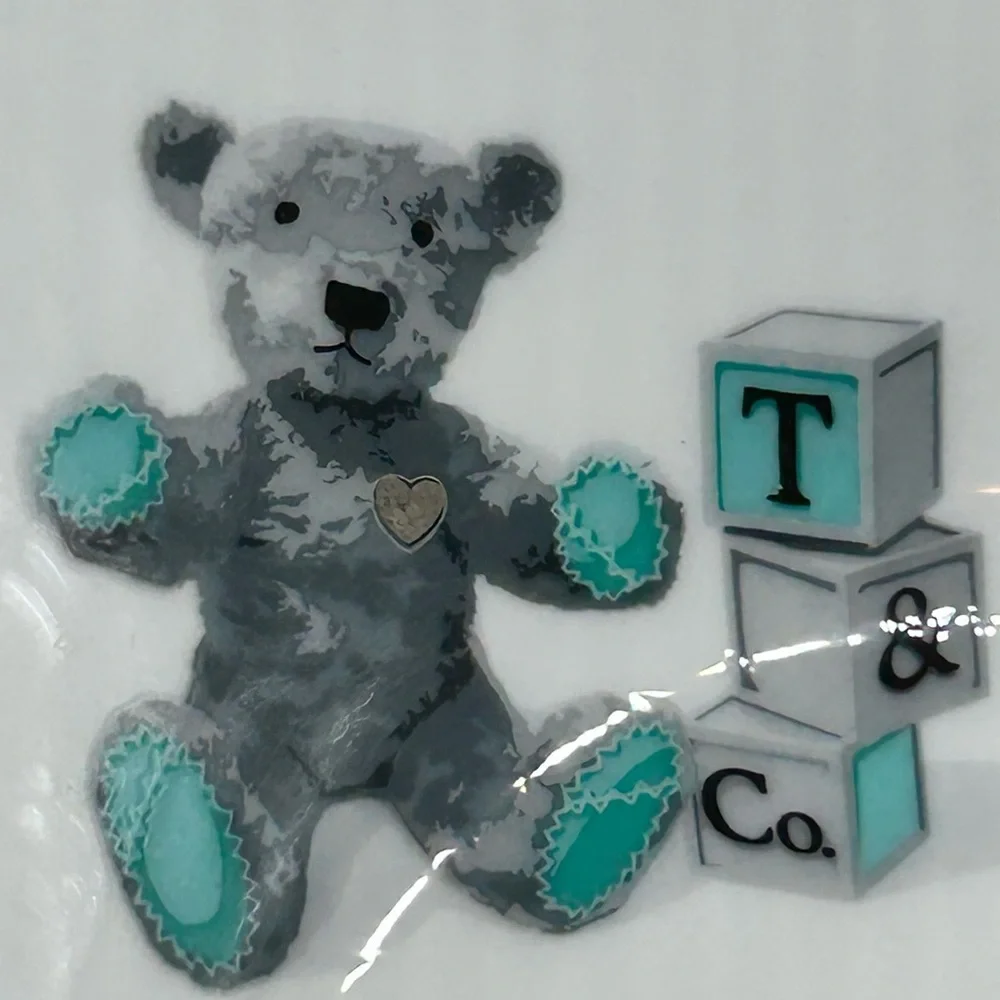 Tiffany & Co. Bear and Block Child / Baby Theme Tableware Set of 3 pcs